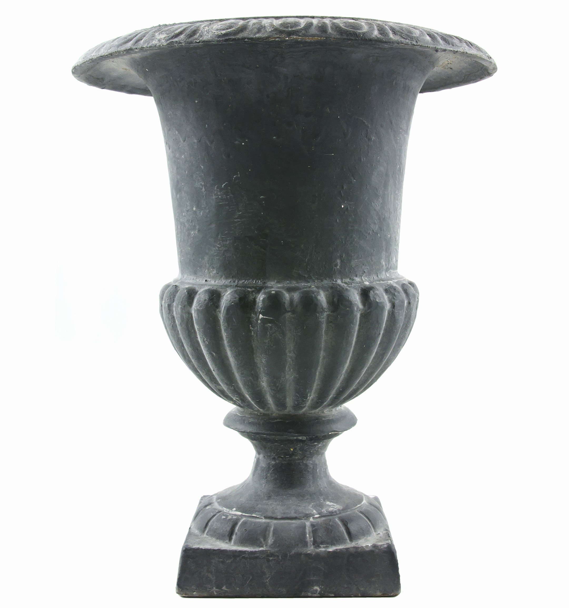 Vase Vasque Jardiniere En Fonte Grise Style Medicis Pot De ... pour Pot En Fonte Pour Jardin