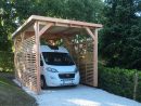 Abri Structure Bois Camping Car Toit Plat Sans Deb | Abri ... à Plan Pour Construire Un Abri Pour Camping Car