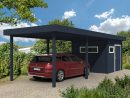 Carport, L'abri De Voiture Sur-Mesure Élégant Et Design avec Carport Semi Ouvert