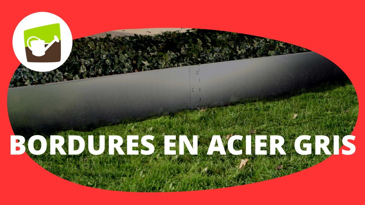 Délimitez Vos Allées Avec La Bordure De Jardin En Acier Galvanisé Flexible  1,17M Jardin Et Saisons avec Bordure Aluminium Jardin Castorama