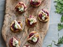 Horseradish Blinis With Buttered Beetroot And Smoked Mackerel intérieur Canapés Slash