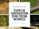 La Construction D'une Piscine Naturelle : Installer Un ... à Construire Piscine Naturelle