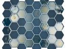 Mosaique Hexagonale Bleu Tomette 32X27 Cm Togama Sixties ... à Carrelage Hexagonal Bleu