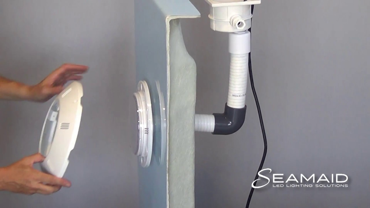 Projecteur Plat Seamaid : Aide À L'installation - Piscines Enterrées intérieur Changer Ampoule Piscine