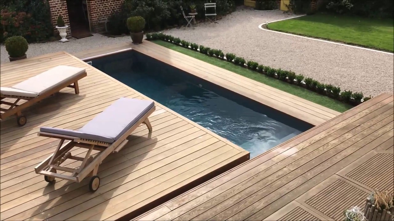 Terrasse Mobile Coulissante De Piscine : Un Rolling-Deck® En Un Module À  Ouverture Latéral tout Piscine Sous Terrasse