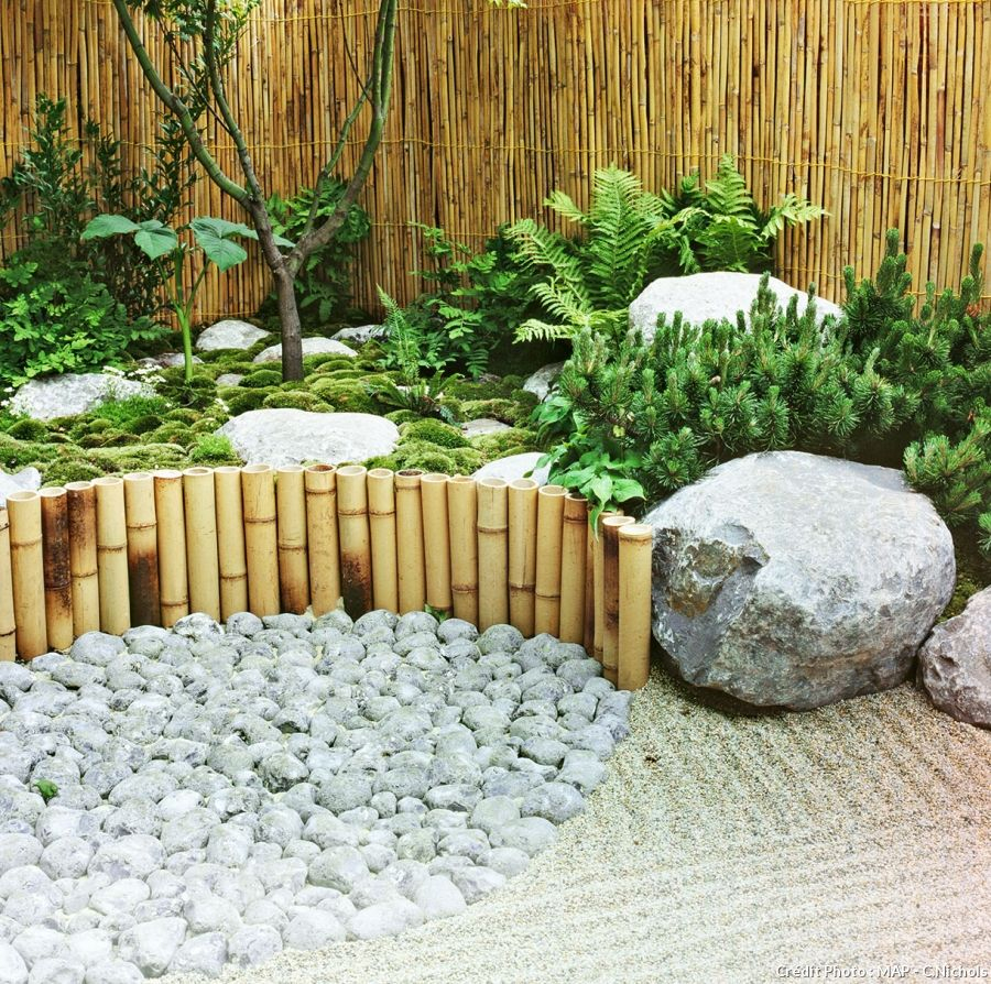 8 Bordures Pratiques Et Charmantes | Déco Jardin, Jardin ... dedans Bordure Jardin Japonais