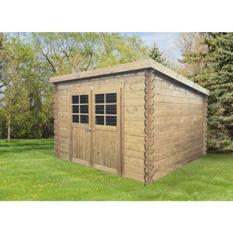 Abris De Jardin Brest Solid 298X298 Cm Autoclave (28Mm) encequiconcerne Déstockage Abri De Jardin Belgique
