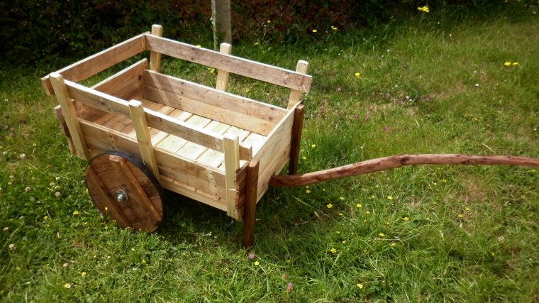 Article : Construire Une Charrette En Palette | L'Atelier De ... avec Construire Une Charette En Bois