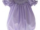 Baby Girls Purple Smocked Easter Bubble Outfit | Bubble ... serapportantà Bubble Occasion