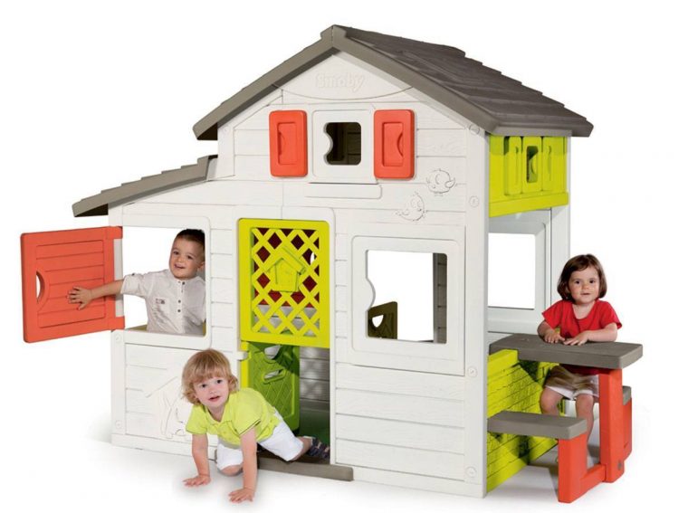 Cabane Enfant Friends House intérieur Bache Cabane Smoby