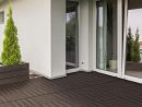 Caillebotis - Dalles Terrasse - Lot De 9 - Emboîtables, Installation Très  Simple - Petits Carreaux Composite Plastique Imitation Bois Chocolat pour Caillebotis Gifi