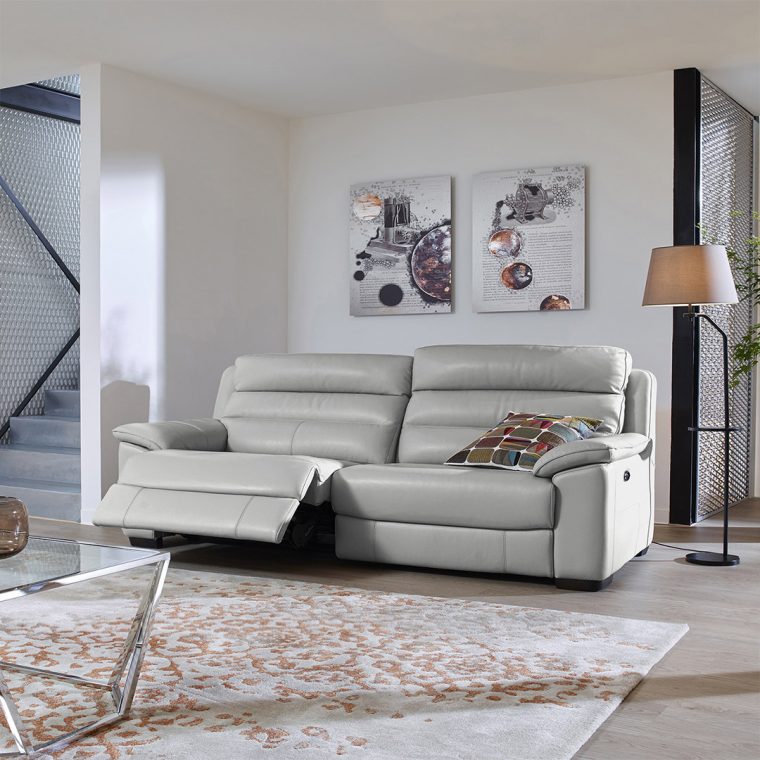 Canapés Relax 3, 4 Ou 5 Places En Cuir - Cuir Center - Cuir ... encequiconcerne Canape Relax Cuir Center