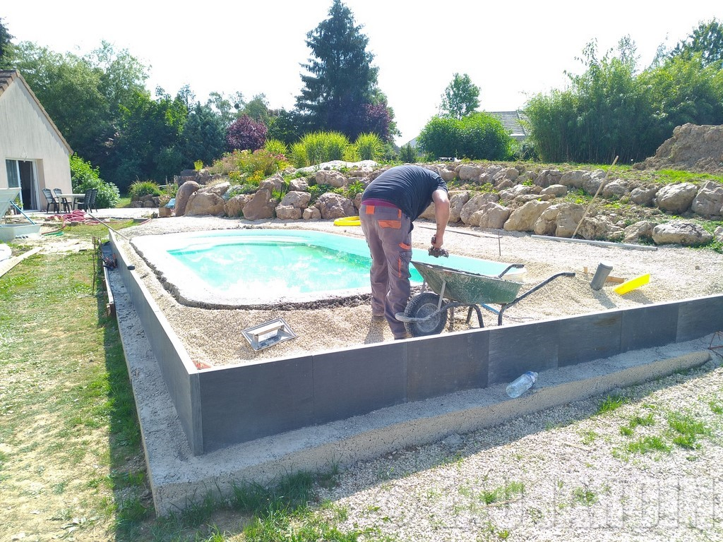 Ceinture Béton Piscine dedans Piscine Coque Ou Beton