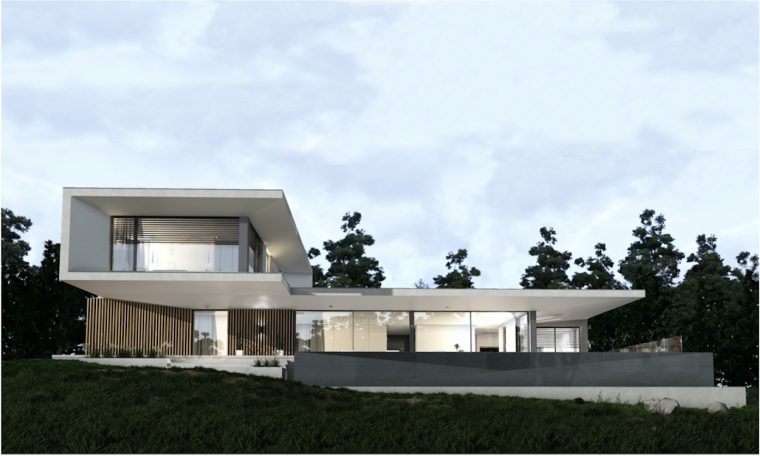 Construction De Maison Sur Terrain En Pente - Construction ... pour Maisons Design En Pente