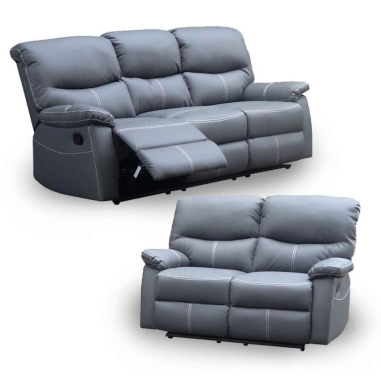 Ensemble Canapé Relax Gris 3+2 Places Joey dedans Canape Relax 3 2 Ensemble Canapé Relax Gris 3+2 Places Joey dedans Canape Relax 3 2