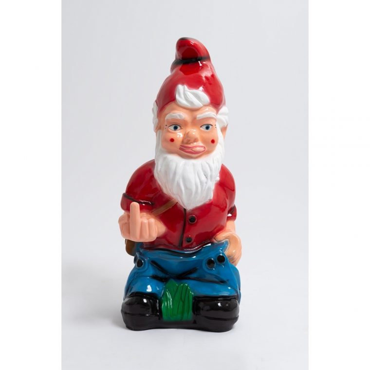 Galgals - 76Cm - Statue Nain De Jardin Fuck Taille M Design ... intérieur Nain Mutlicolore Fuck