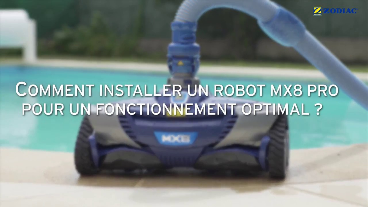 Installation D'Un Nettoyeur À Aspiration Zodiac Mx8 Pro (Ap 2015) / Mx9 /Mx6 intérieur Robot Piscine Zodiac Mx8