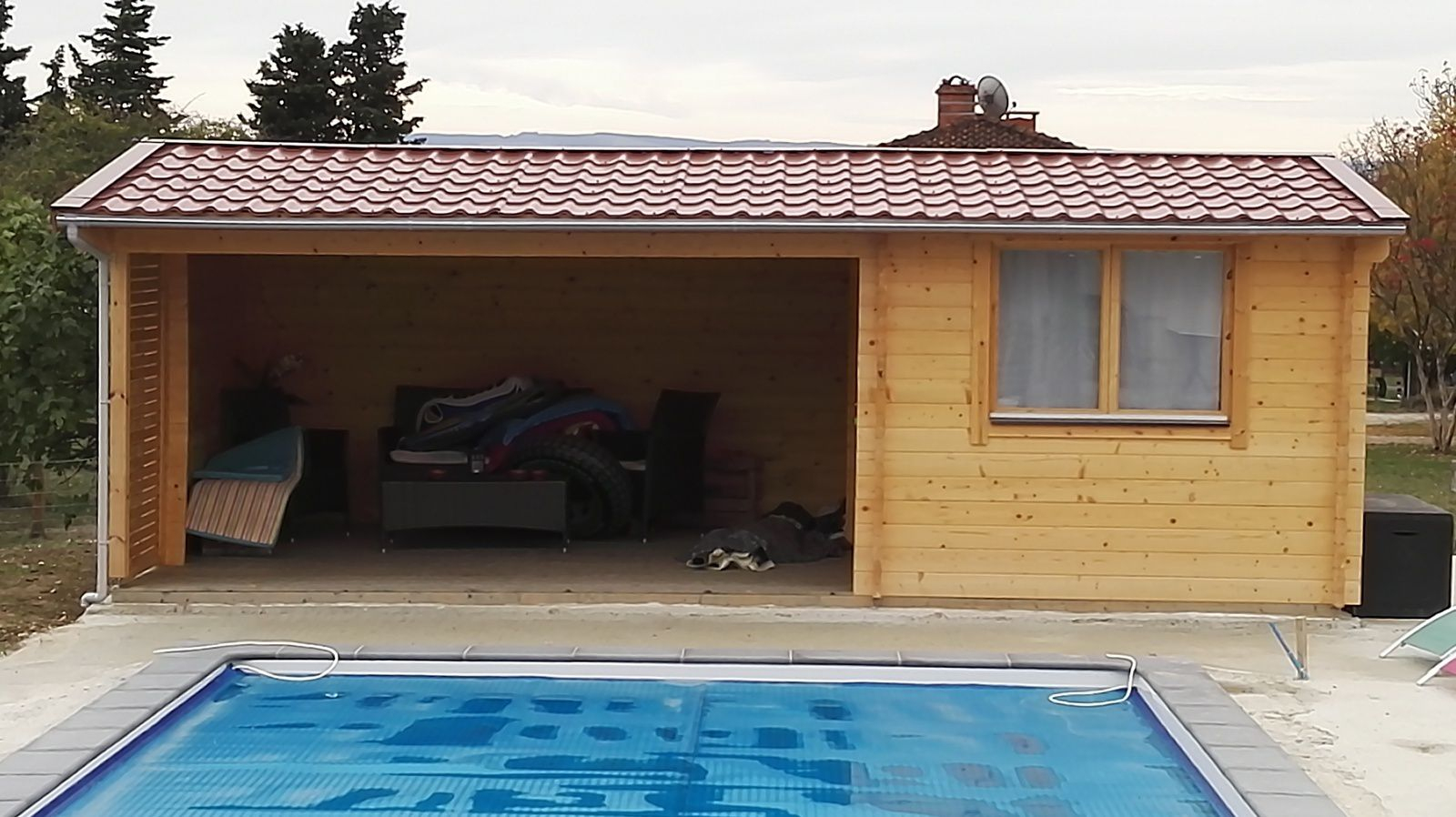 Le Pool House - Le Blog De Ludo Et Valérie pour Fabriquer Un Pool House