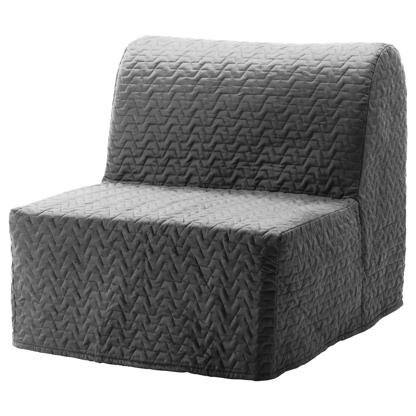 Lycksele Lövås Chair-Bed - Vallarum Grey intérieur Chauffeuse 2 Places Ikea