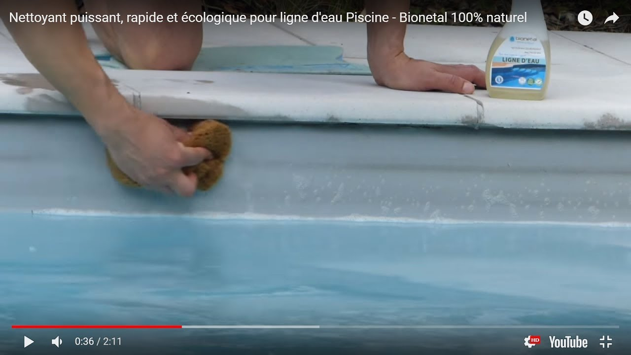 Nettoyage Efficace Et Écologique Ligne D'Eau Piscine - Bionetal 100%  Naturel Bio serapportantà Ligne D Eau Piscine