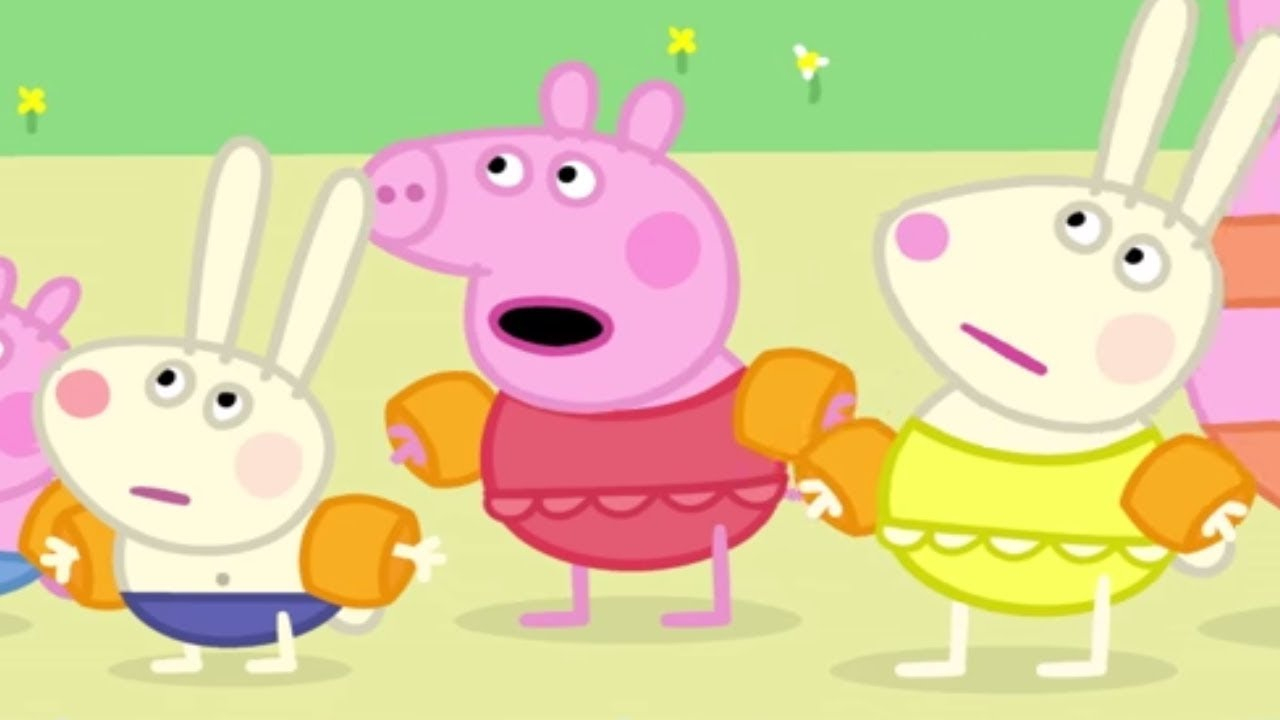 Peppa Pig À La Piscine - Idees Conception Jardin | Idees Conception Jardin