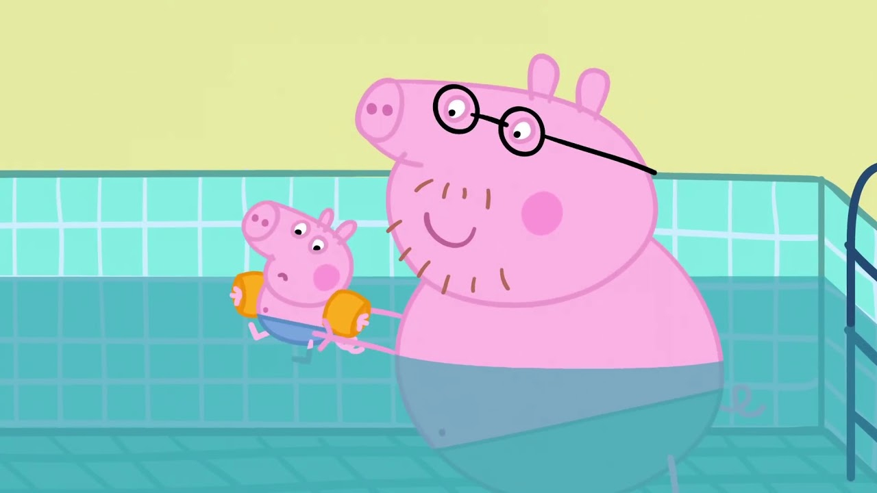 Peppa Pig - La Piscine | Paulok | Know Your Meme à Peppa Pig À La Piscine