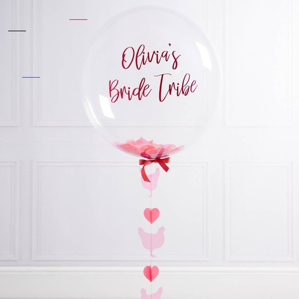 Personalised Hen Party Bubble Balloon ... à Bubble Occasion
