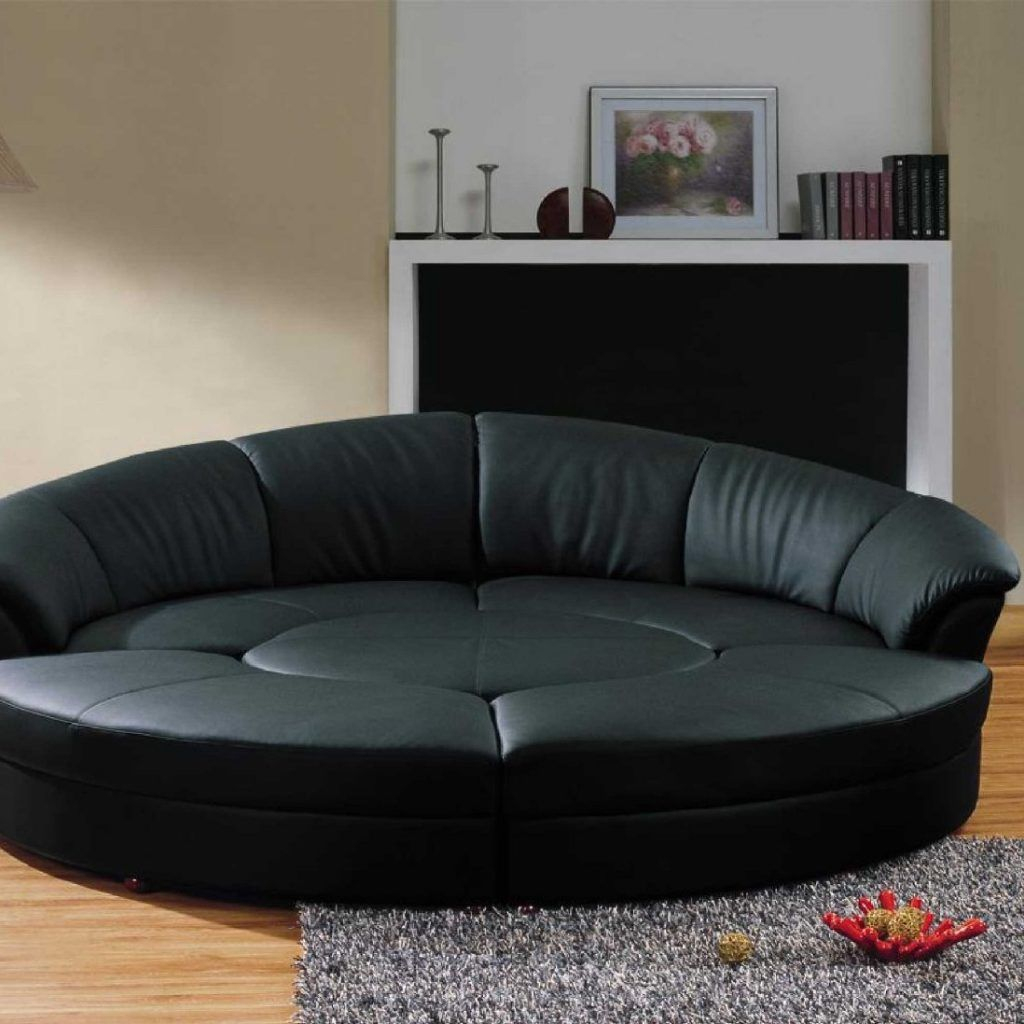 Round Sectional Sofa For Unique Seating Alternative | Curved ... à Sofa Tantra Occasion