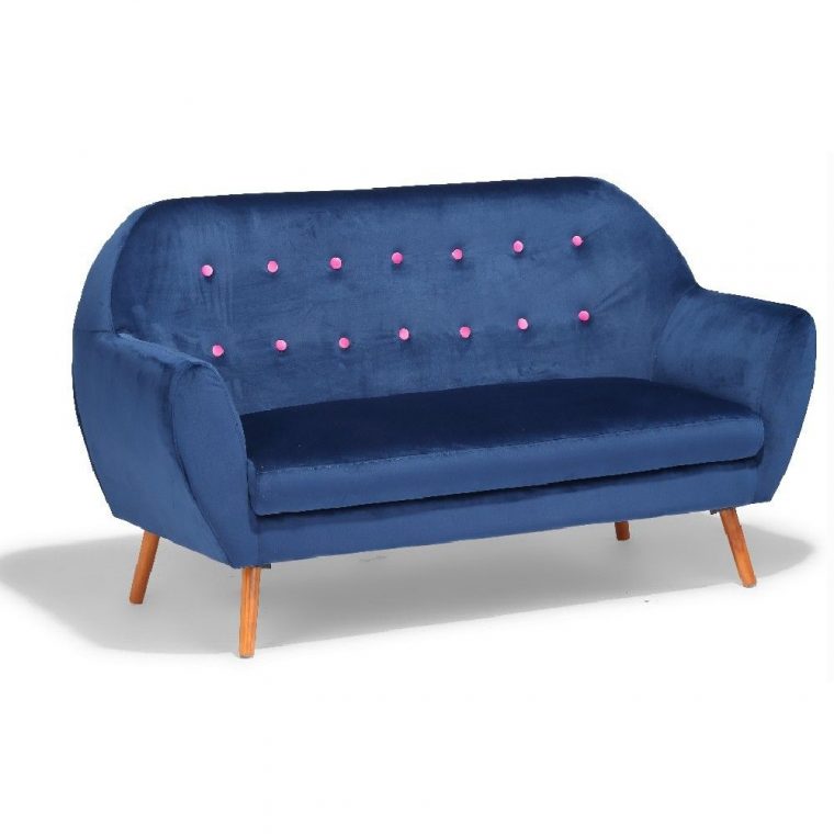 Salon Pas Cher | Gifi | Canapé 2 Places, Bleu Nuit, Salon ... à Canapé Joseph Gifi Bleu Salon Pas Cher | Gifi | Canapé 2 Places, Bleu Nuit, Salon ... à Canapé Joseph Gifi Bleu