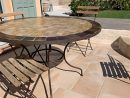 Table Fer Forge Jardin Ronde D'Occasion encequiconcerne Table De Jardin En Fer Forgé Occasion Le Bon Coin