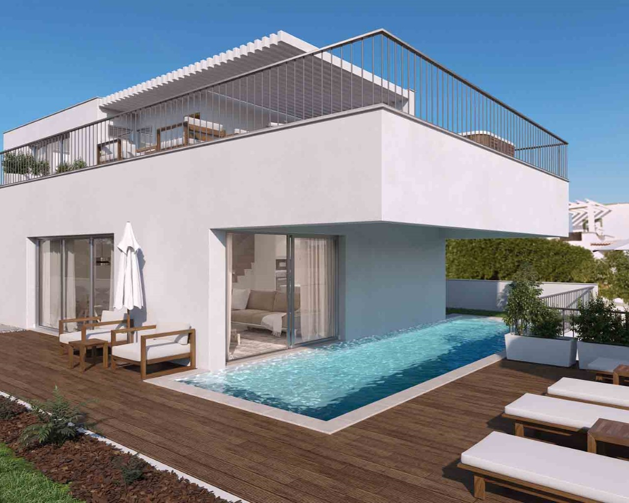 Villa, V3, Ferragudo (Algarve) Avec Piscine Individuelle ... avec Location Maison Avec Piscine Portugal