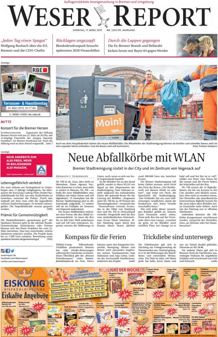 Weser Report - Mitte Vom 17.03.2019 By Kps ... avec Lame.comde Cumaru Weser Report - Mitte Vom 17.03.2019 By Kps ... avec Lame.comde Cumaru