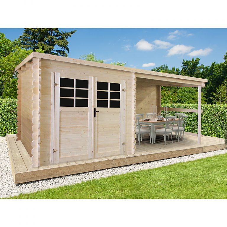 Abri De Jardin Adossable 5M2 - Idees Conception Jardin | Idees