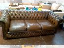 Achat Canape Chesterfield Brun 3 Places Occasion ... pour Canapé Chesterfield Occasion