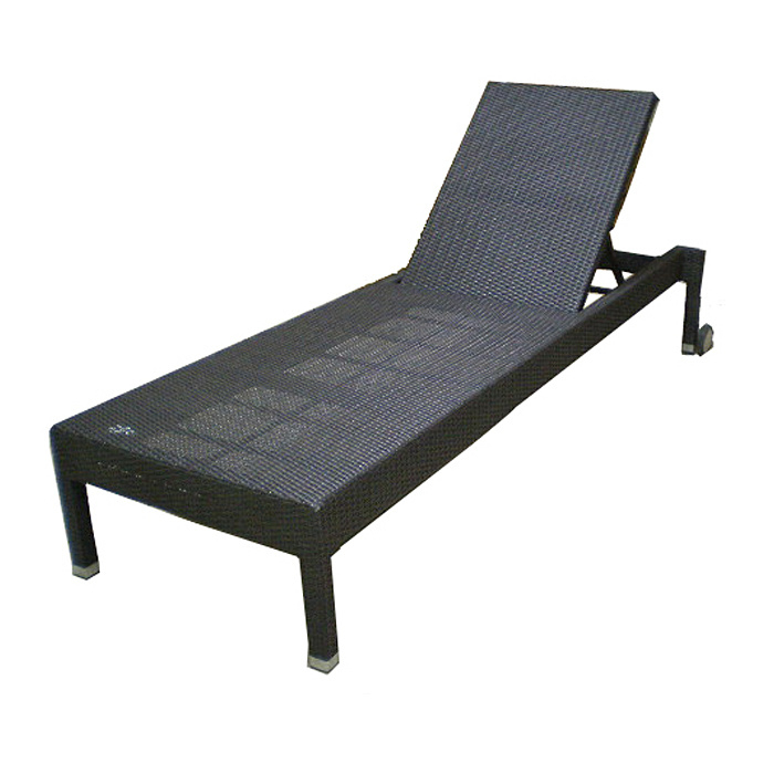 China Sun Beach Chaise Wicker Woven Swimming Pool Rattan ... tout Chaise Oceania But