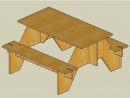 Knockdown Picnic Table Construction Plans By ... concernant Plan Table Picnic Pdf