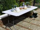 Maxxgarden - Table De Jardin En Plastique - Pliante - 180 ... dedans Centrakor Table De Jardin Pliante