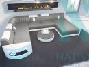 Nativo Mobilier Moderne - Canapé Atlantis Xxl Ac Éclairage Led tout Canapé Atlantis But