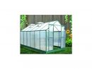 Serre En Polycarbonate De Jardin - 12.8M² - Aluminium ... concernant Abri De Jardin Aluminium Double Paroi