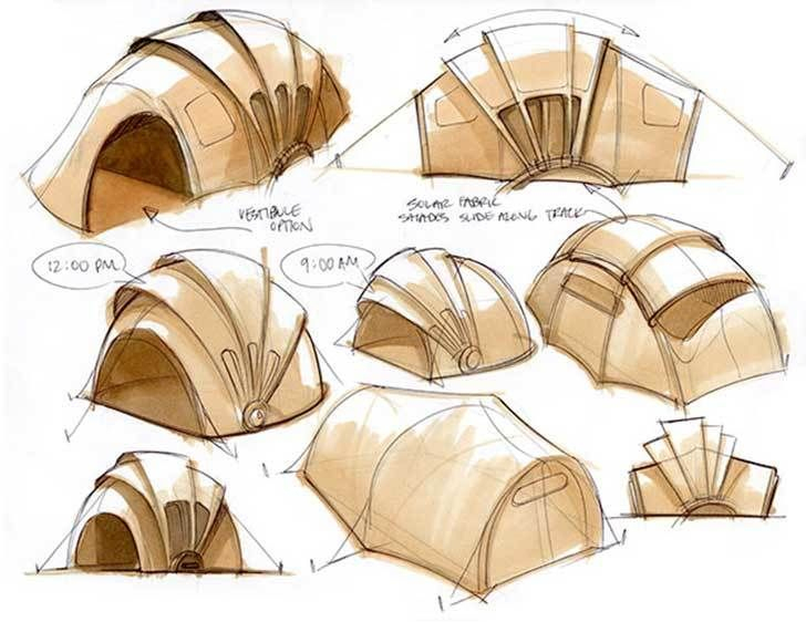 Tente Solaire 4 | Dessins Industriels, Design Produit ... tout Kazeo Piscine