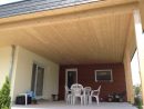 Terrasse Toit Plat Et Garage Attenant - Abt Construction Bois avec Terrasse Couverte Avec Poteaux Beton