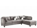 The Comfy Malone 2-Pc. Sectional Sofa Features Tufted ... serapportantà Chaise Malone But