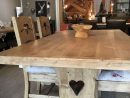 Une Table Monastère En Sapin Massif Pour Des Repas Au ... intérieur Comment Fabriquer Une Table De Ferme En Bois