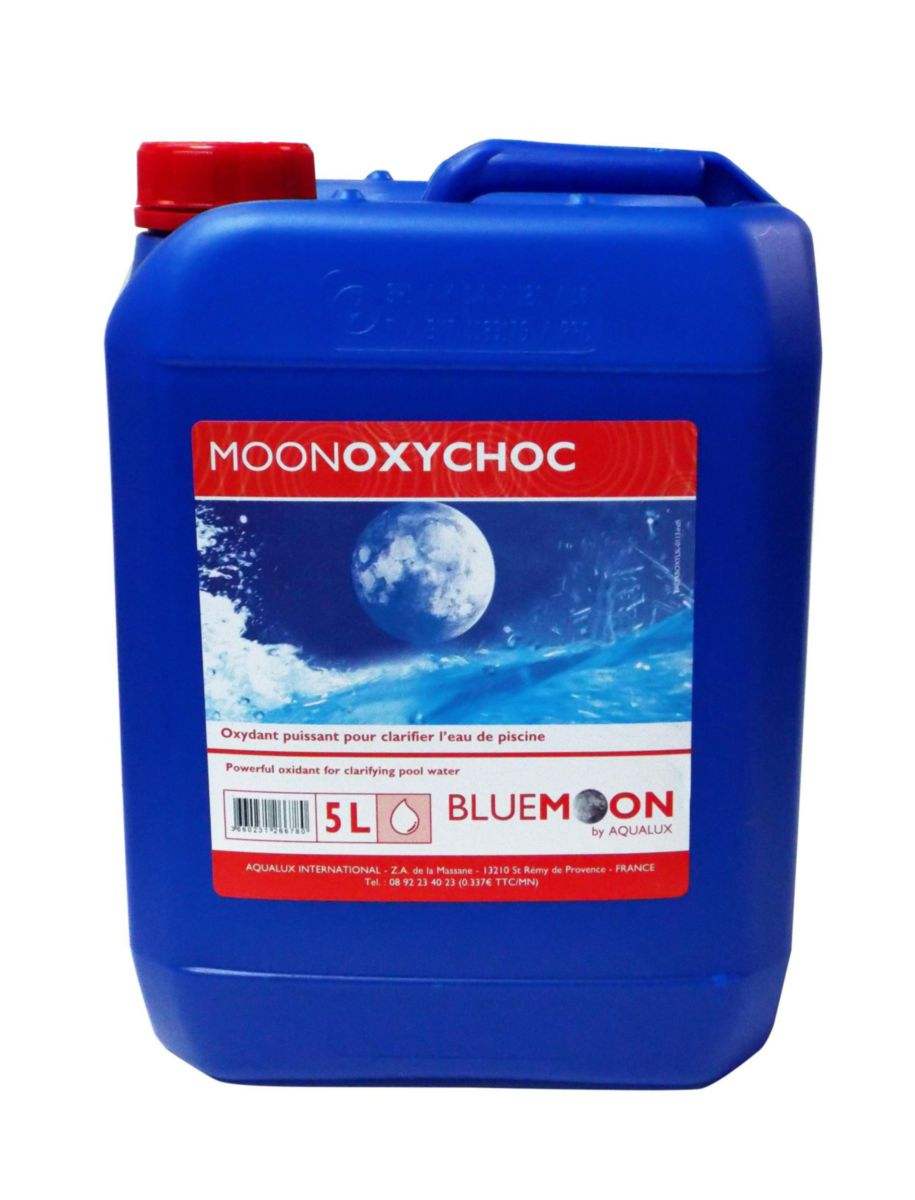 Aqualux - Oxygène Actif Piscine Moonoxychoc Liquide ... dedans Moonoxychoc