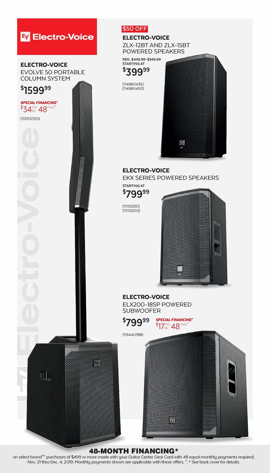 Guitar Center Black Friday Ad Scan, Deals And Sales 2019 ... à Black Friday Cuir Center