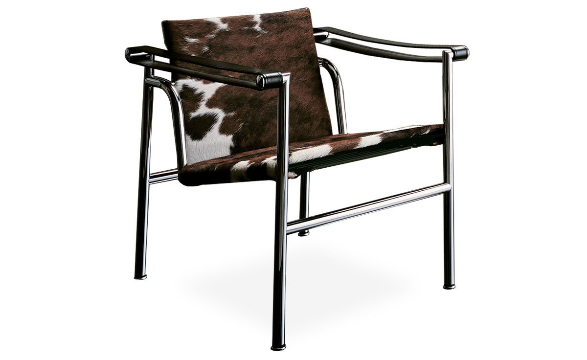 Le Corbusier Lc1 Sling Chair - Hivemodern dedans Chaise Lc1