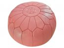 Moroccan Leather Pouf, Bubble Gum Pink | One Kings Lane ... destiné Pouf Bubble