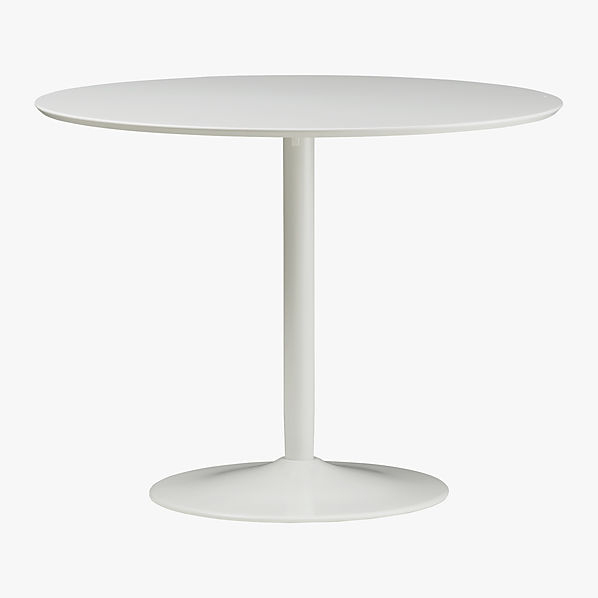 Odyssey White Dining Table | Cb2 à Table Naterial Odyssea