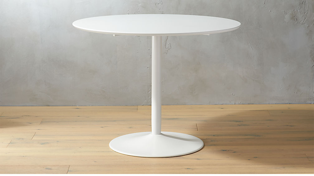 Odyssey White Tulip Dining Table + Reviews | Cb2 tout Table Naterial Odyssea