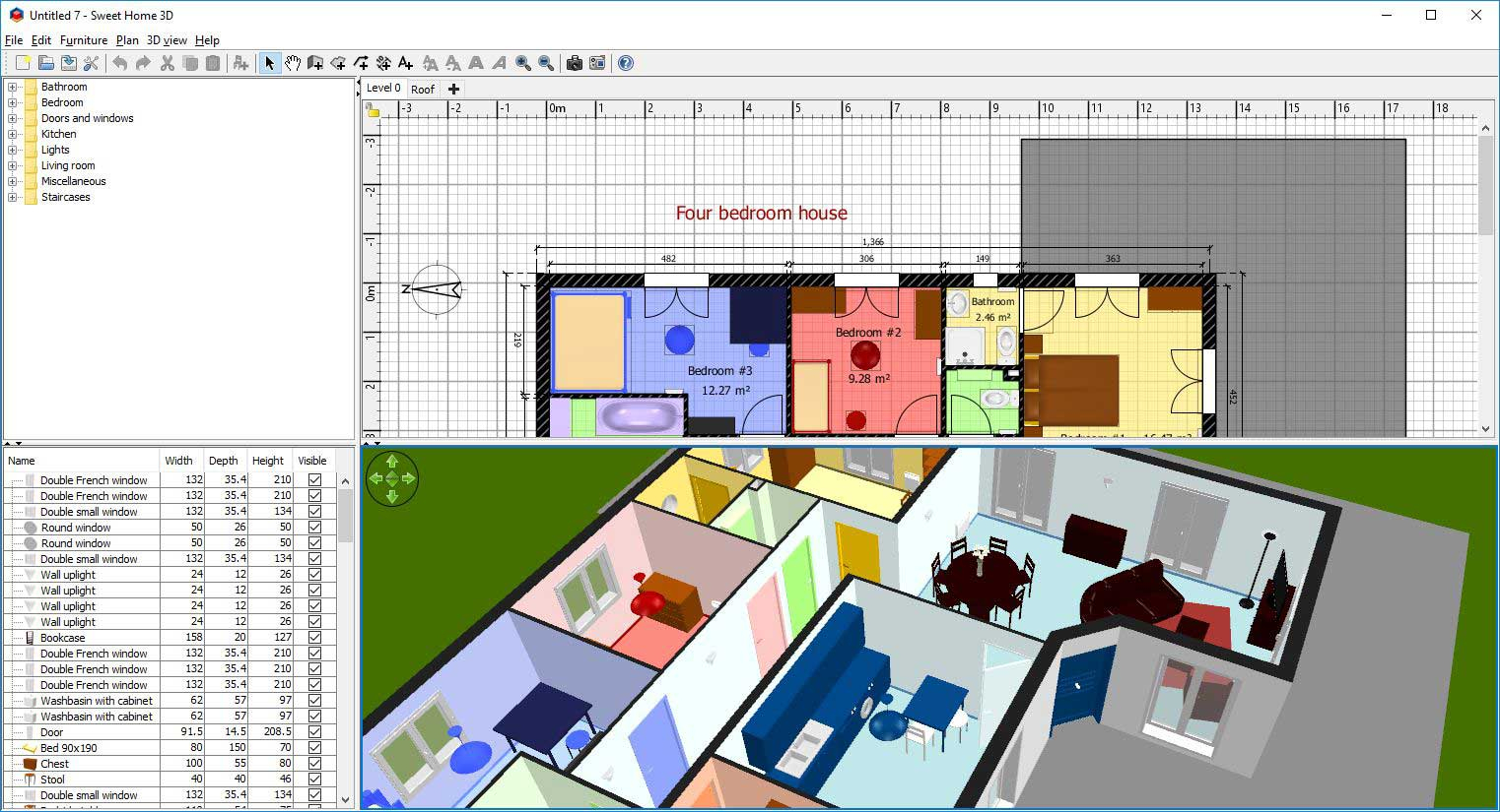 Sweet home модели. Свит хоум 3д моделирование. Sweet Home 3d визуализация. Программа для проектирования домов Sweet Home 3d. Свит хоум 3д библиотека.